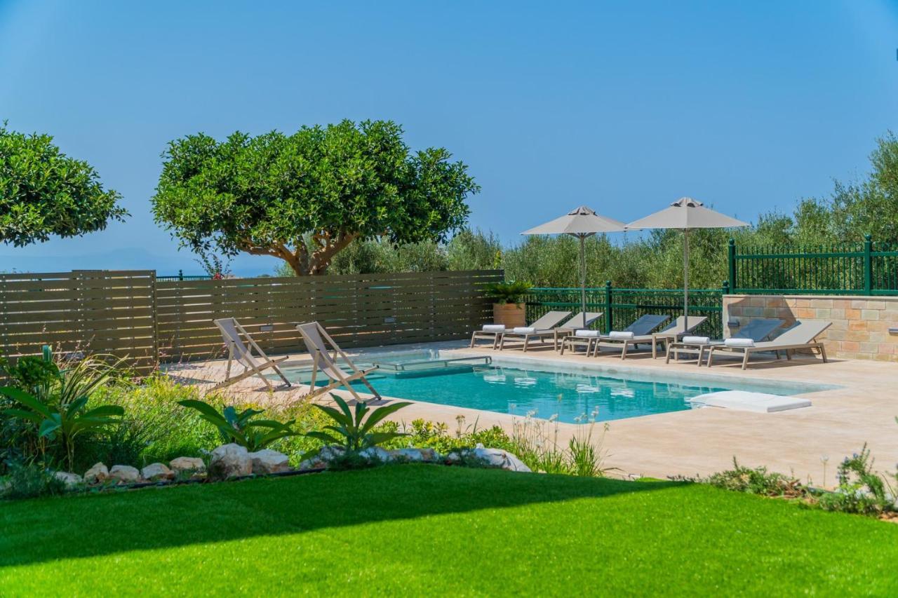 Estella Villa With Pool, Children Area, Bbq & Magnificent Views! Astérion Eksteriør bilde