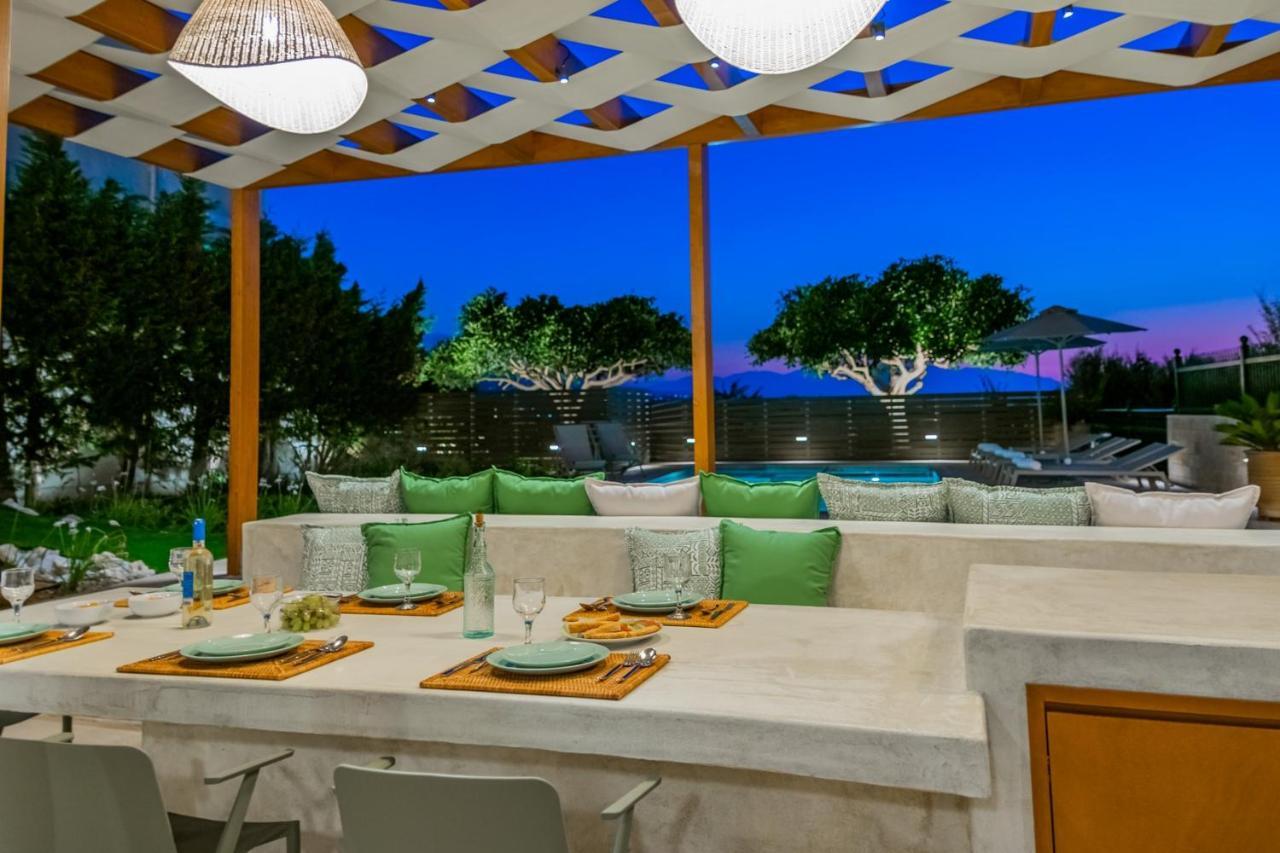 Estella Villa With Pool, Children Area, Bbq & Magnificent Views! Astérion Eksteriør bilde