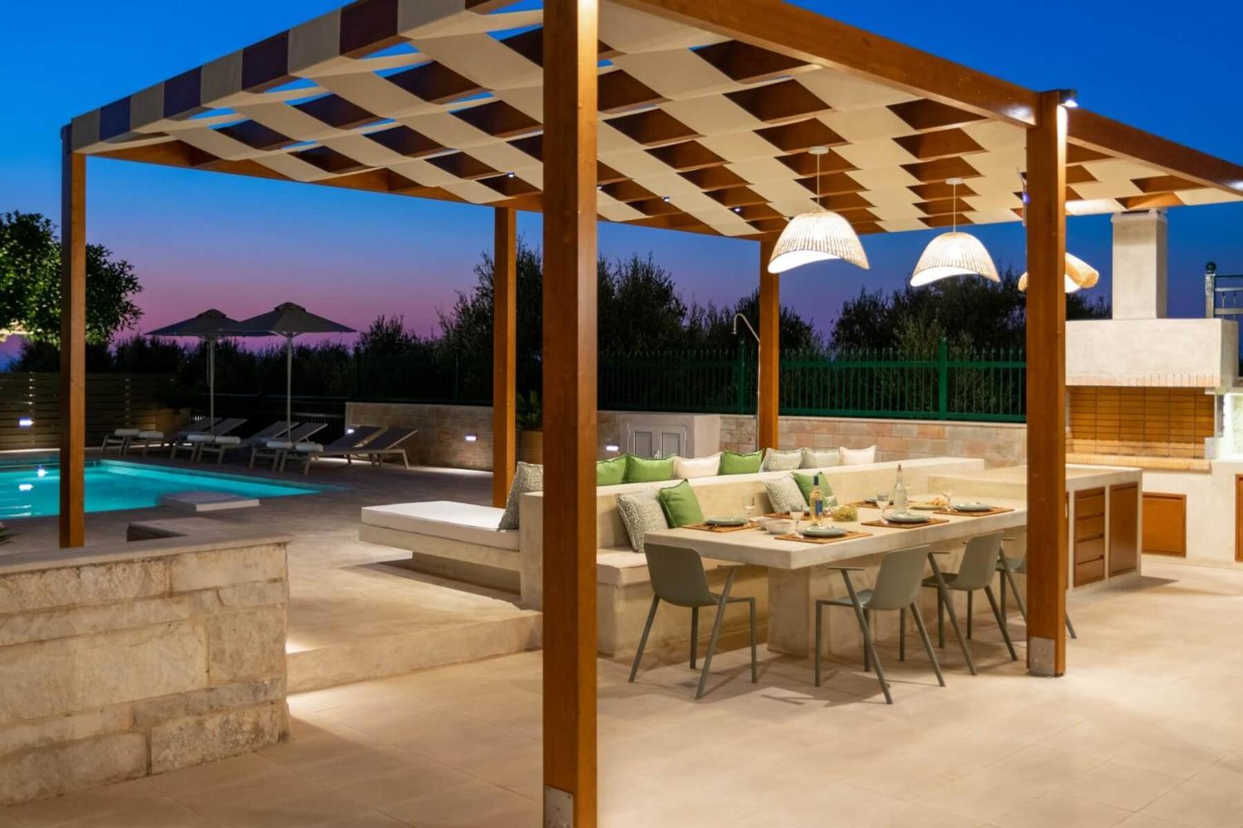 Estella Villa With Pool, Children Area, Bbq & Magnificent Views! Astérion Eksteriør bilde